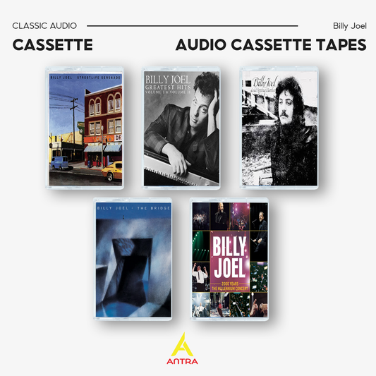 Billy Joel Cassette Tape Collection – Streetlife Serenade, Greatest Hits Vol. I & II, Cold Spring Harbor, The Bridge, 2000 Years: The Millennium Concert – Vintage Music for Collectors