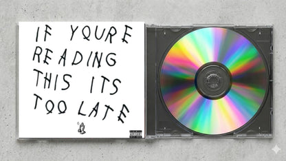Drake – If You’re Reading This It’s Too Late Fan-Made CD Edition | Mixtape Collector’s Hip-Hop CD | Custom Album Release