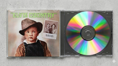 Elvis Presley – Elvis Country (I’m 10,000 Years Old) Fan-Made CD Edition | Country Rock Collector’s CD | Exclusive Custom Disc Release