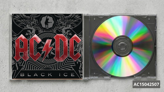 AC/DC – Black Ice FanMade CD | Hard Rock Classic | Custom Collectible Disc | Vintage Style Music Gift