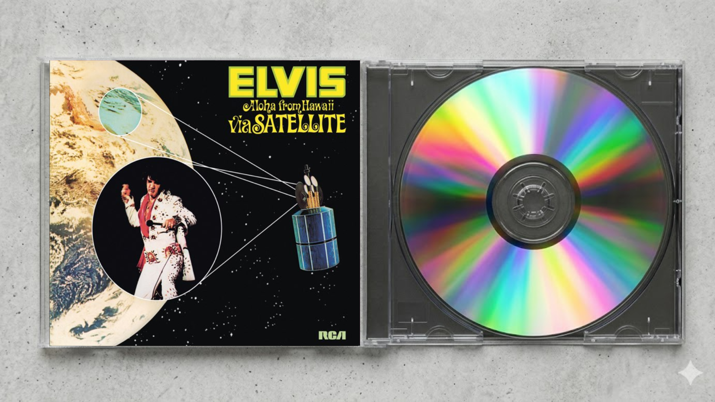 Elvis Presley – Aloha from Hawaii via Satellite Fan-Made CD Edition | Live Concert Collector’s CD | Exclusive Custom Disc Release