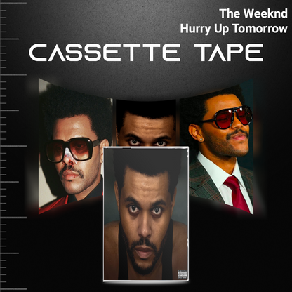 The Weeknd Retro Cassette Tape Collection – Starboy, Beauty Behind the Madness, After Hours, Dawn FM & Trilogy