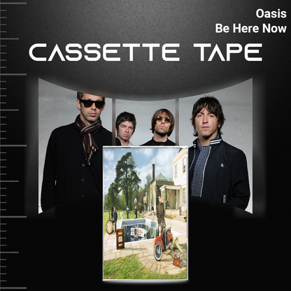 Oasis Vintage Cassette Tape Collection – Definitely Maybe, Morning Glory, Be Here Now & Standing on the Shoulder of Giants