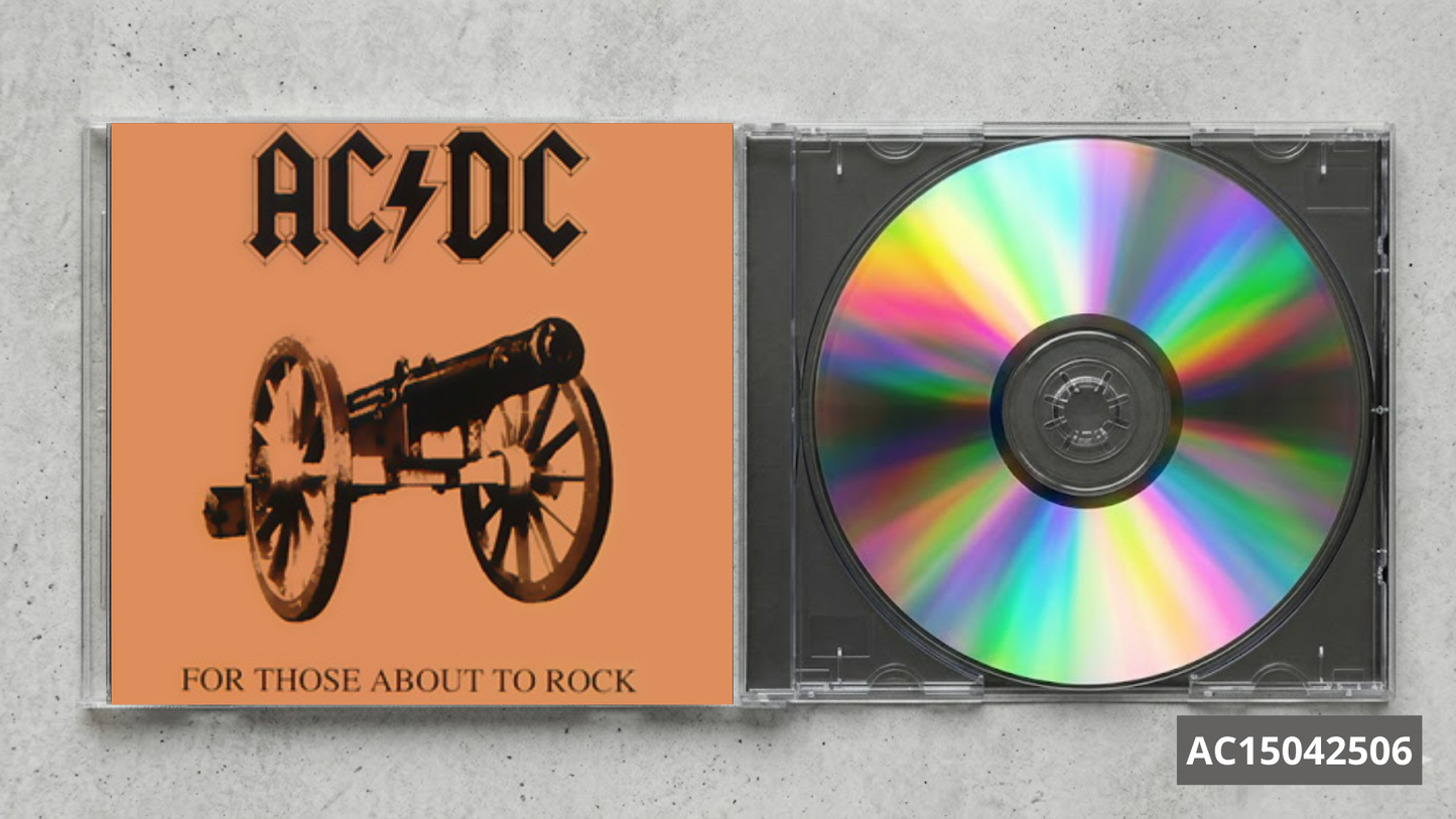 AC/DC – For Those About to Rock (We Salute You) | Fan-Made CD Edition | Classic Rock Collectible