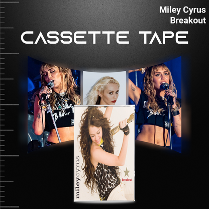 Miley Cyrus Retro Cassette Tape Collection – Meet Miley, Breakout, Bangerz & Can’t Be Tamed – Pop & Teen Pop Mixtape