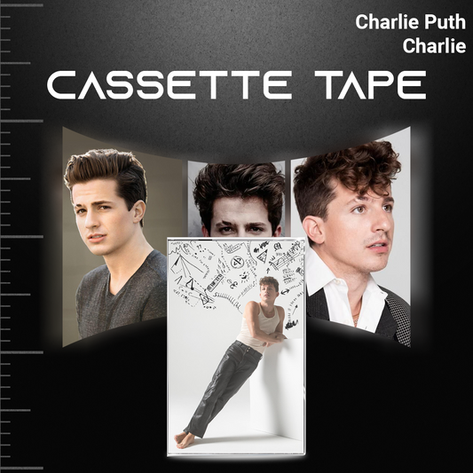 Charlie Puth Cassette Tape Collection – Voicenotes, Charlie, Nine Track Mind & Ego – Pop Mixtape Set