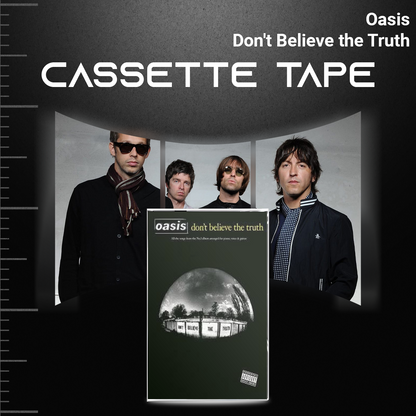 Oasis Retro Cassette Tape Collection – Heathen Chemistry, Don’t Believe the Truth, Dig Out Your Soul & The Masterplan