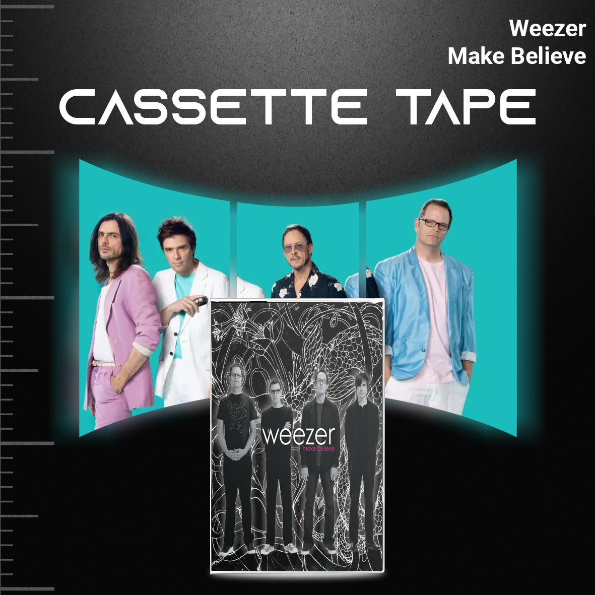 Weezer Cassette Tape Collection – Retro Hand-Recorded Alternative Rock Mixtapes for Collectors & Indie Fans