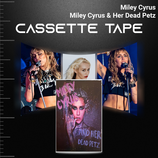 Miley Cyrus Vintage Cassette Tape Collection – Dead Petz, Younger Now, Plastic Hearts & Endless Summer Vacation