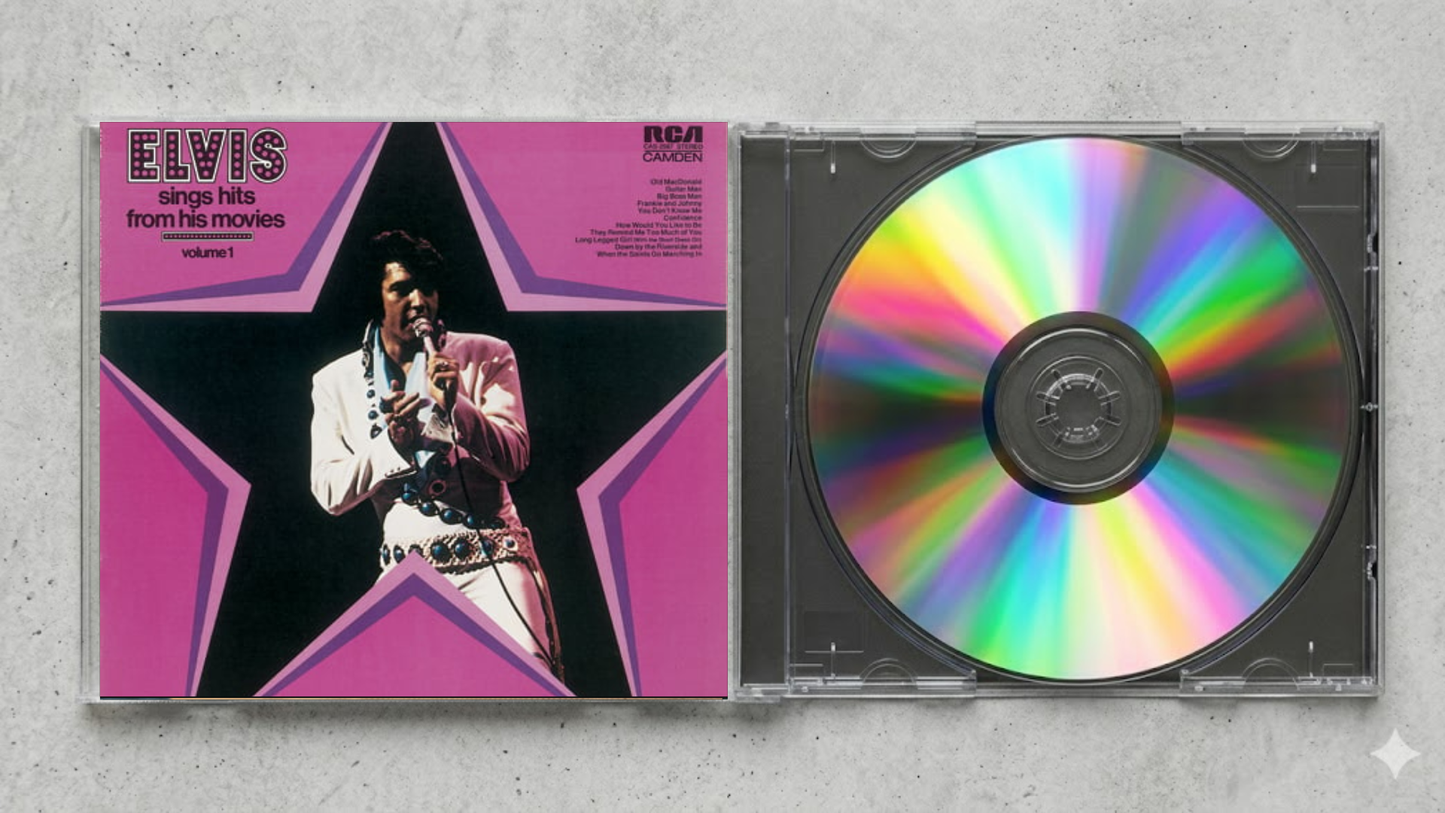 Elvis Presley – Elvis Sings Hits from His Movies Fan-Made CD Edition | Soundtrack Collector’s CD | Exclusive Custom Disc Release