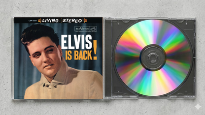Elvis Presley – Elvis Is Back! Fan-Made CD Edition | Rock & Roll Collector’s CD | Exclusive Custom Disc Release