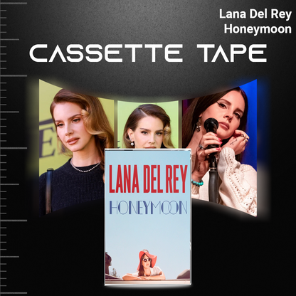 Lana Del Rey Retro Cassette Tape Collection – Born to Die, Ultraviolence, Honeymoon & Lizzy Grant – Indie Pop & Dream Pop