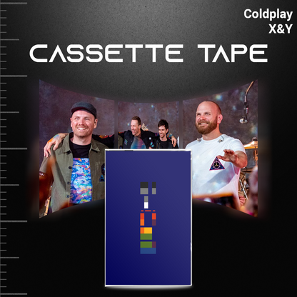 Coldplay Retro Cassette Collection – A Rush of Blood to the Head, X&Y, Mylo Xyloto & Everyday Life – Alternative Rock Set