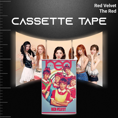 Red Velvet Cassette Tape Collection – Retro Hand-Recorded K-Pop Mixtapes for Collectors & Fans