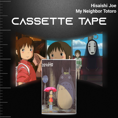 Joe Hisaishi Ghibli Studio  Cassette Collection – Vintage Soundtrack Mixtape | Hand-Recorded Analog Tapes