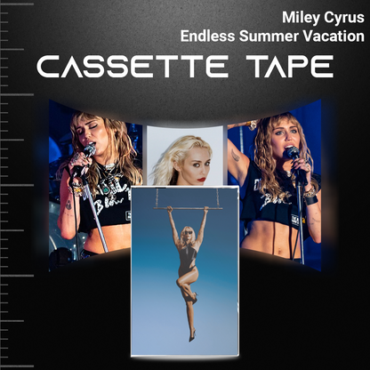 Miley Cyrus Vintage Cassette Tape Collection – Dead Petz, Younger Now, Plastic Hearts & Endless Summer Vacation