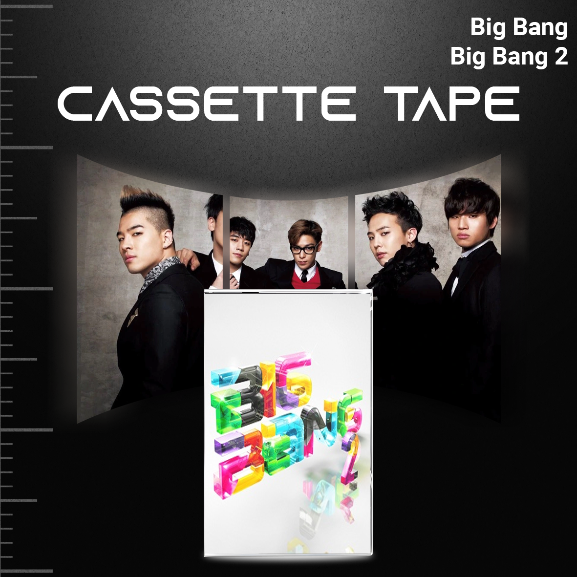 BigBang Cassette Tape Collection – Retro Hand-Recorded KPop Mixtapes for Collectors