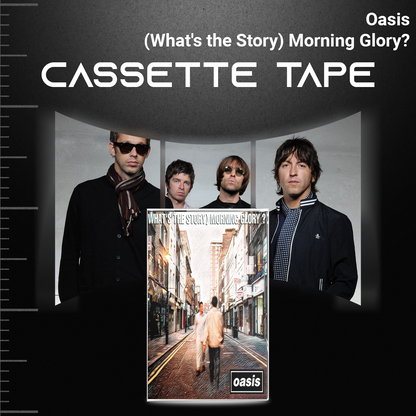 Oasis Vintage Cassette Tape Collection – Definitely Maybe, Morning Glory, Be Here Now & Standing on the Shoulder of Giants