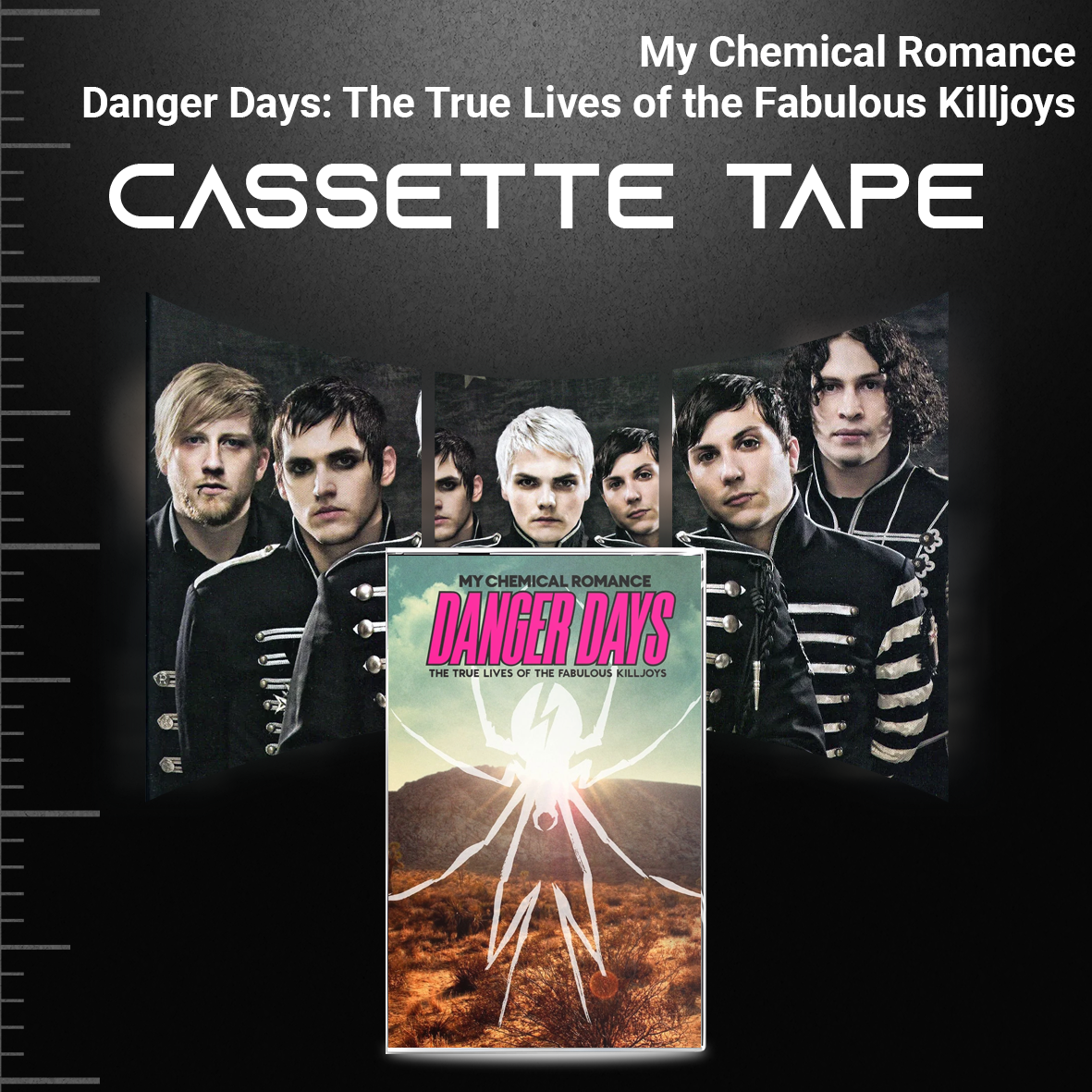 My Chemical Romance Cassette Tape Collection – Retro Hand-Recorded Mixtapes for Emo & Alternative Rock Fans