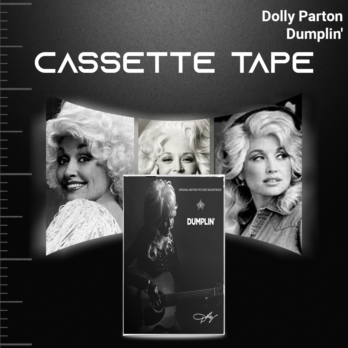 Dolly Parton Cassette Collection – Little Sparrow, Dumplin’ Soundtrack, Rockstar & Country Friends – Country Music Set