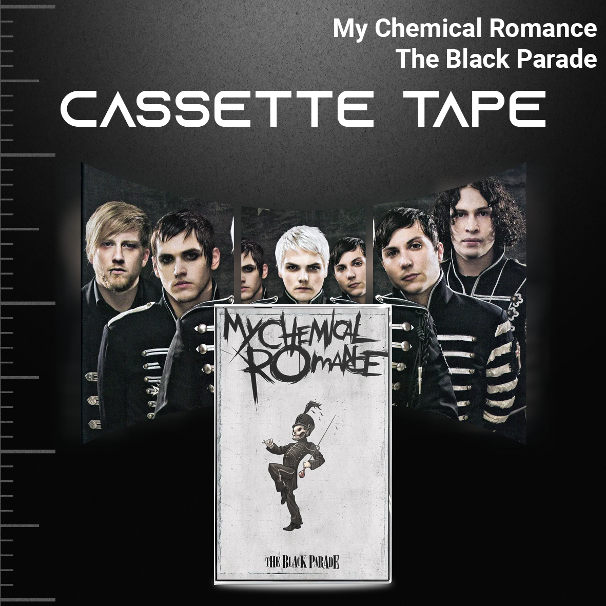 My Chemical Romance Cassette Tape Collection – Retro Hand-Recorded Mixtapes for Emo & Alternative Rock Fans