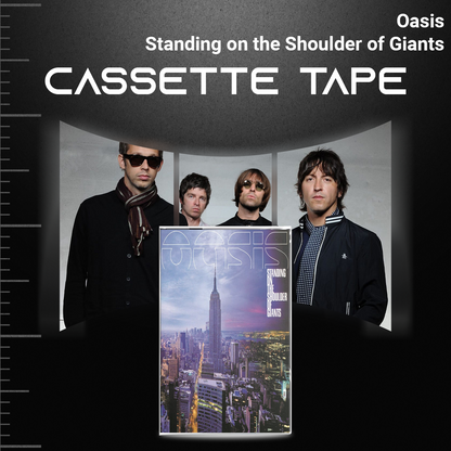 Oasis Vintage Cassette Tape Collection – Definitely Maybe, Morning Glory, Be Here Now & Standing on the Shoulder of Giants