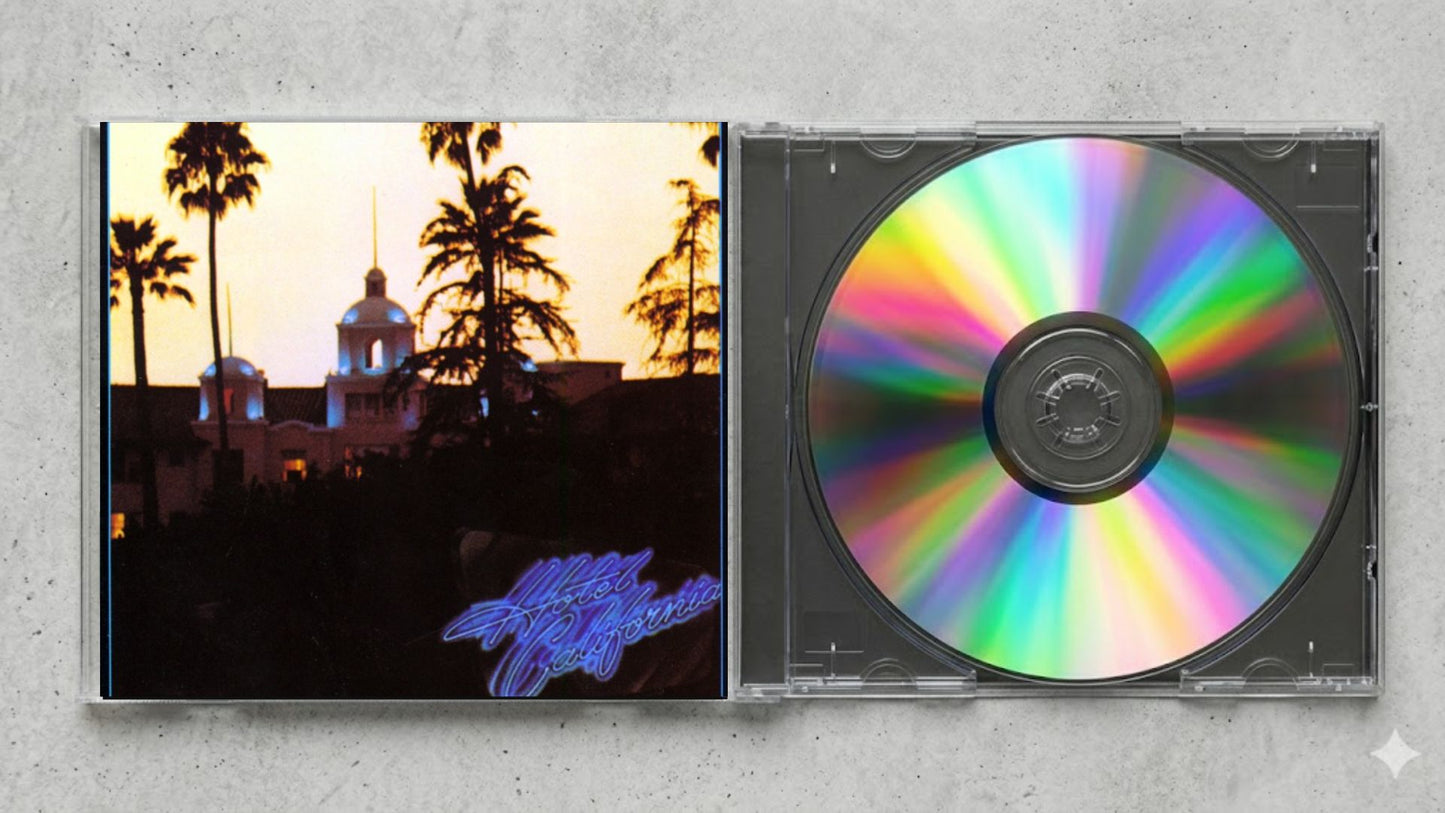 Eagles – Hotel California Fan-Made CD Edition | Classic Rock Collector’s CD | Custom Album Release