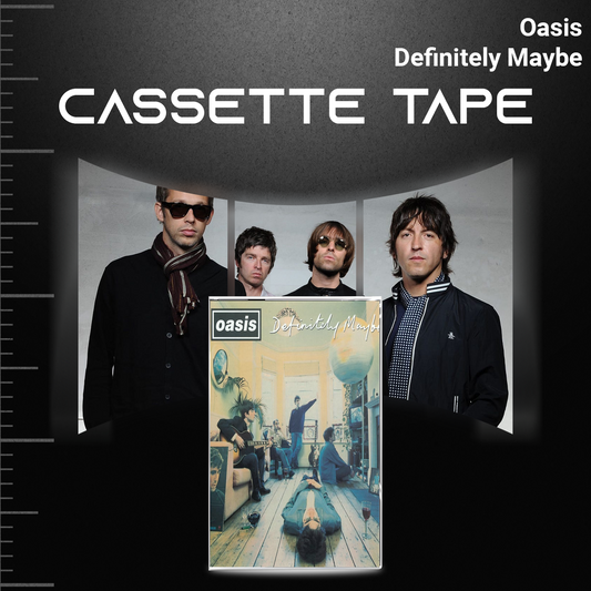 Oasis Vintage Cassette Tape Collection – Definitely Maybe, Morning Glory, Be Here Now & Standing on the Shoulder of Giants