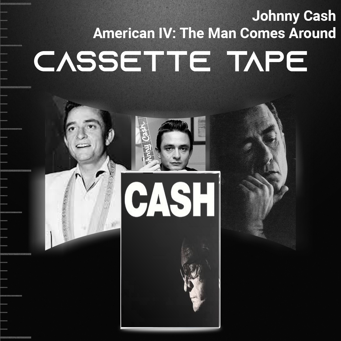 Johnny Cash Cassette Collection | Vintage Country & Folk Retro Mixtape Set