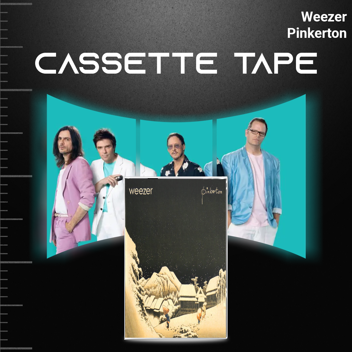 Weezer Cassette Tape Collection – Retro Hand-Recorded Alternative Rock Mixtapes for Collectors & Indie Fans