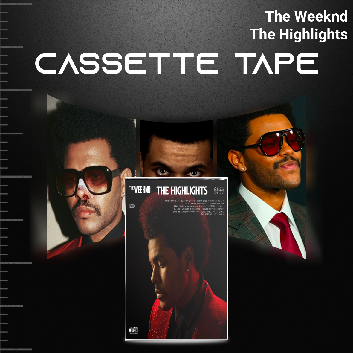 The Weeknd Limited Cassette Tape Collection – Trilogy, The Highlights, Live at SoFi Stadium, Japan Edition & Rare Synthwave Sessions