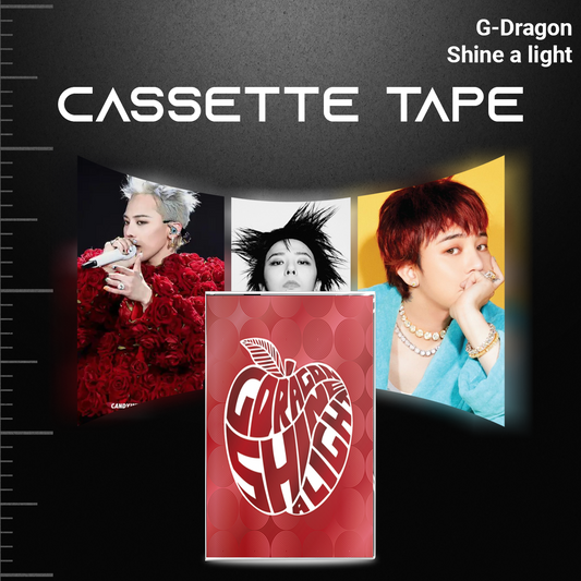 G-Dragon Cassette Tape Collection – Retro Hand-Recorded K-Pop Mixtapes for Collectors & Music Lovers