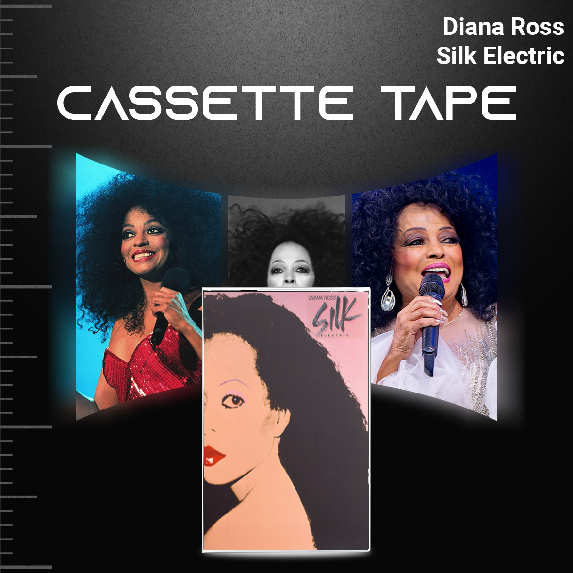 Diana Ross Cassette Tape Collection – Hand-Recorded Soul, Motown & Classic Pop Mixtape Set