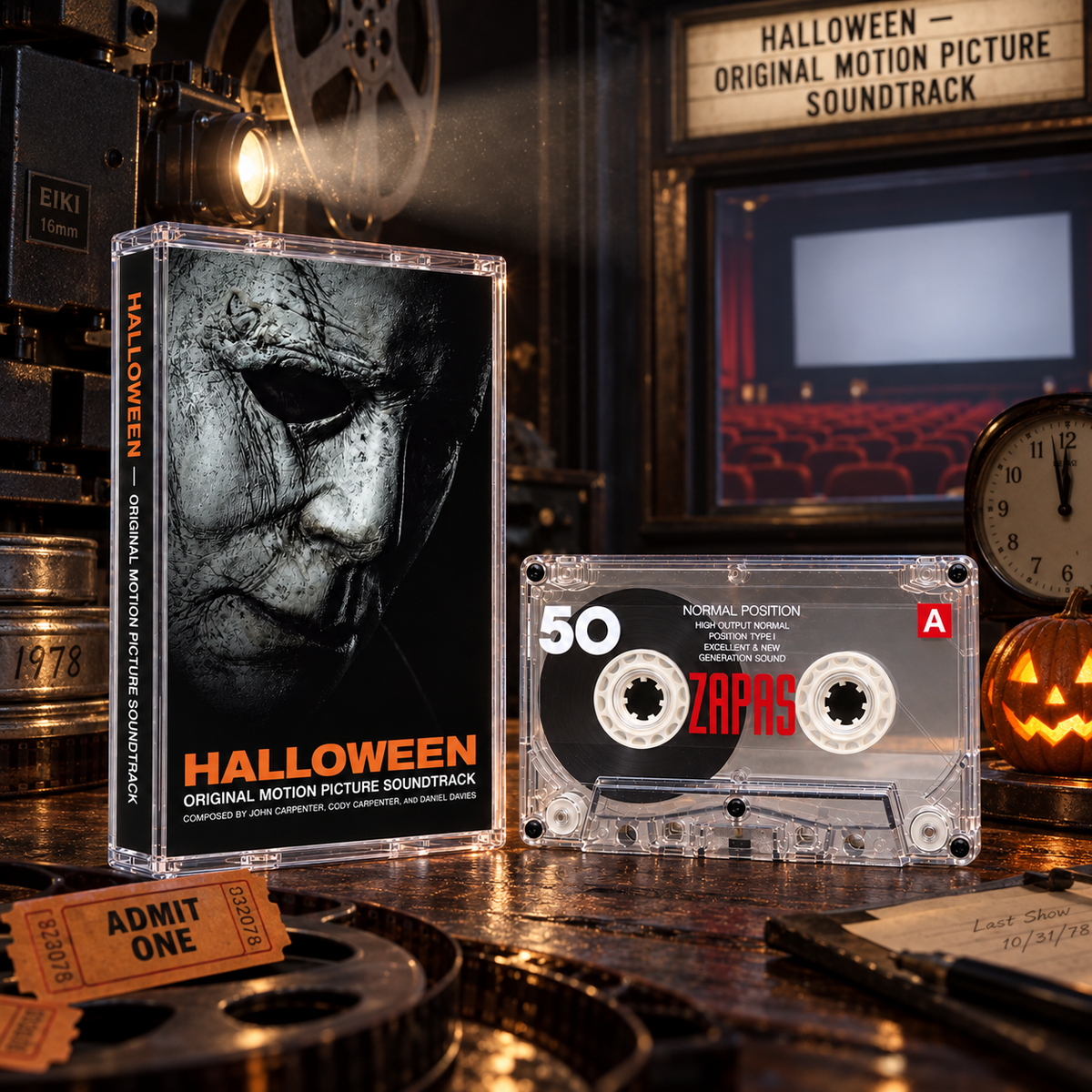 Halloween Cassette Tape Collection – Set of 5 Gothic Horror Albums – Retro Music Gift – Spooky Collector’s Edition