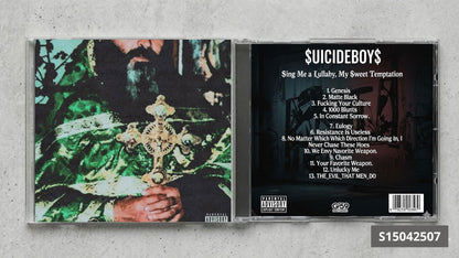 $uicideboy$ – Sing Me a Lullaby, My Sweet Temptation CD FanMade | Underground Rap Collector’s Edition | Custom CD Album