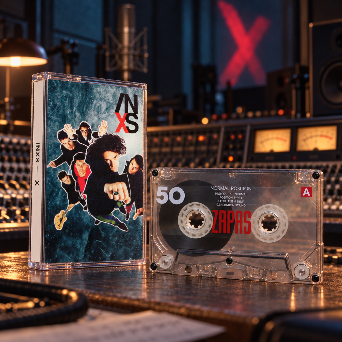 INXS Cassette Tape Collection – Classic New Wave & Pop Rock Albums