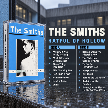 The Smiths Cassette Tape Collection – Hatful of Hollow, The Queen Is Dead, The Sound of The Smiths, Louder Than Bombs, Meat Is Murder – Vintage Indie Rock & Alternative Mixtape