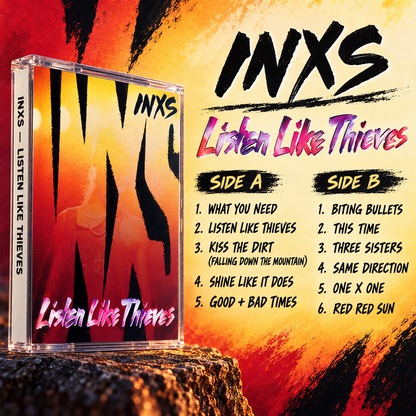 INXS Cassette Tape Collection – Classic New Wave & Pop Rock Albums