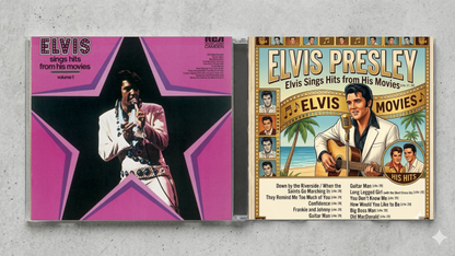 Elvis Presley – Elvis Sings Hits from His Movies Fan-Made CD Edition | Soundtrack Collector’s CD | Exclusive Custom Disc Release