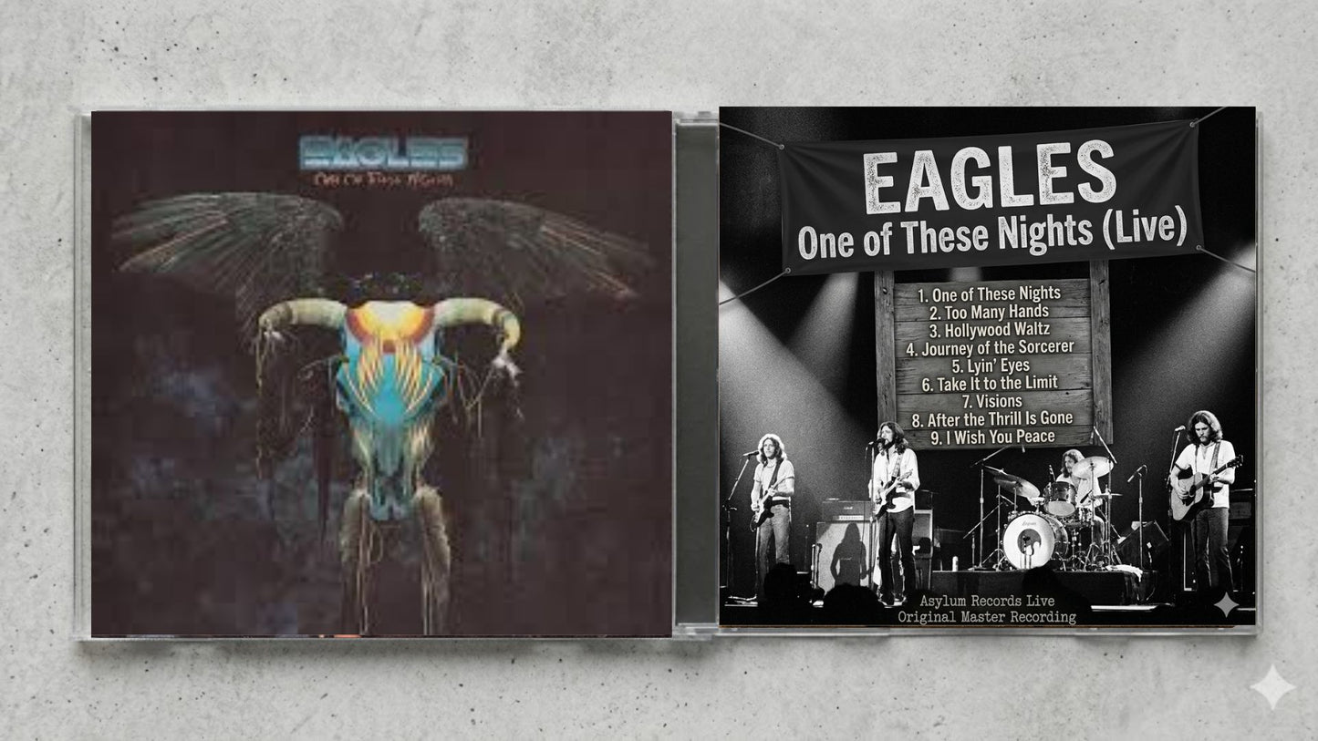 Eagles – Hell Freezes Over Fan-Made CD Edition | Live & Reunion Album Collector’s CD | Custom Classic Rock Release