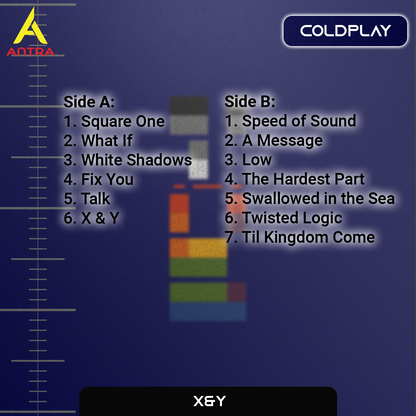 Coldplay Retro Cassette Collection – A Rush of Blood to the Head, X&Y, Mylo Xyloto & Everyday Life – Alternative Rock Set