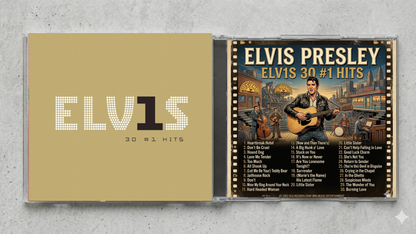 Elvis Presley – ELV1S: 30 #1 Hits Fan-Made CD Edition | Greatest Hits Collector’s CD | Exclusive Custom Disc Release