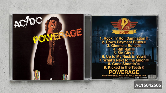 AC/DC – Powerage | Fan-Made CD Edition | Classic Rock Collectible