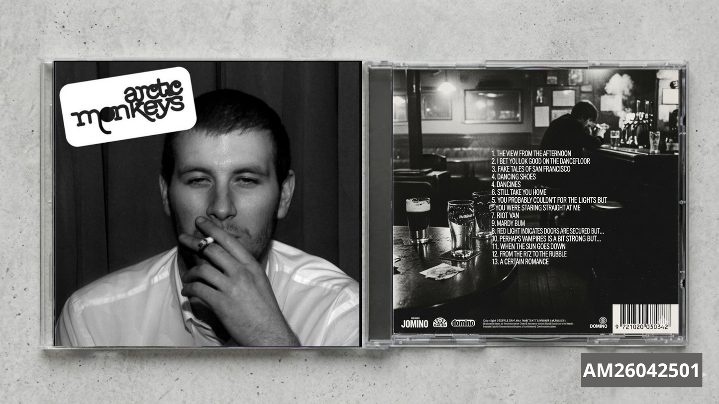 Arctic Monkeys – Whatever People Say I Am, That’s What I’m Not FanMade CD | Indie Rock Classic | Custom Collectible Disc | UK Garage Rock Vibes