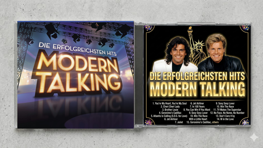 Modern Talking – Die Erfolgreichsten Hits Fan-Made CD Edition | Greatest Hits Collector’s CD | Exclusive Custom Disc Release
