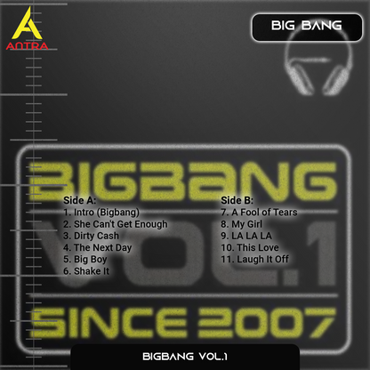 BigBang Cassette Tape Collection – Retro Hand-Recorded KPop Mixtapes for Collectors