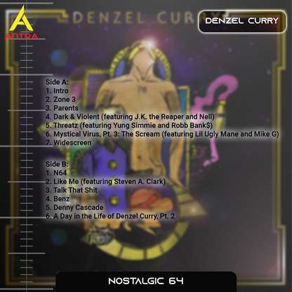 Denzel Curry Cassette Tape Collection – Melt My Eyez See Your Future, ZUU, Imperial & TA13OO – Hip Hop & Rap Set