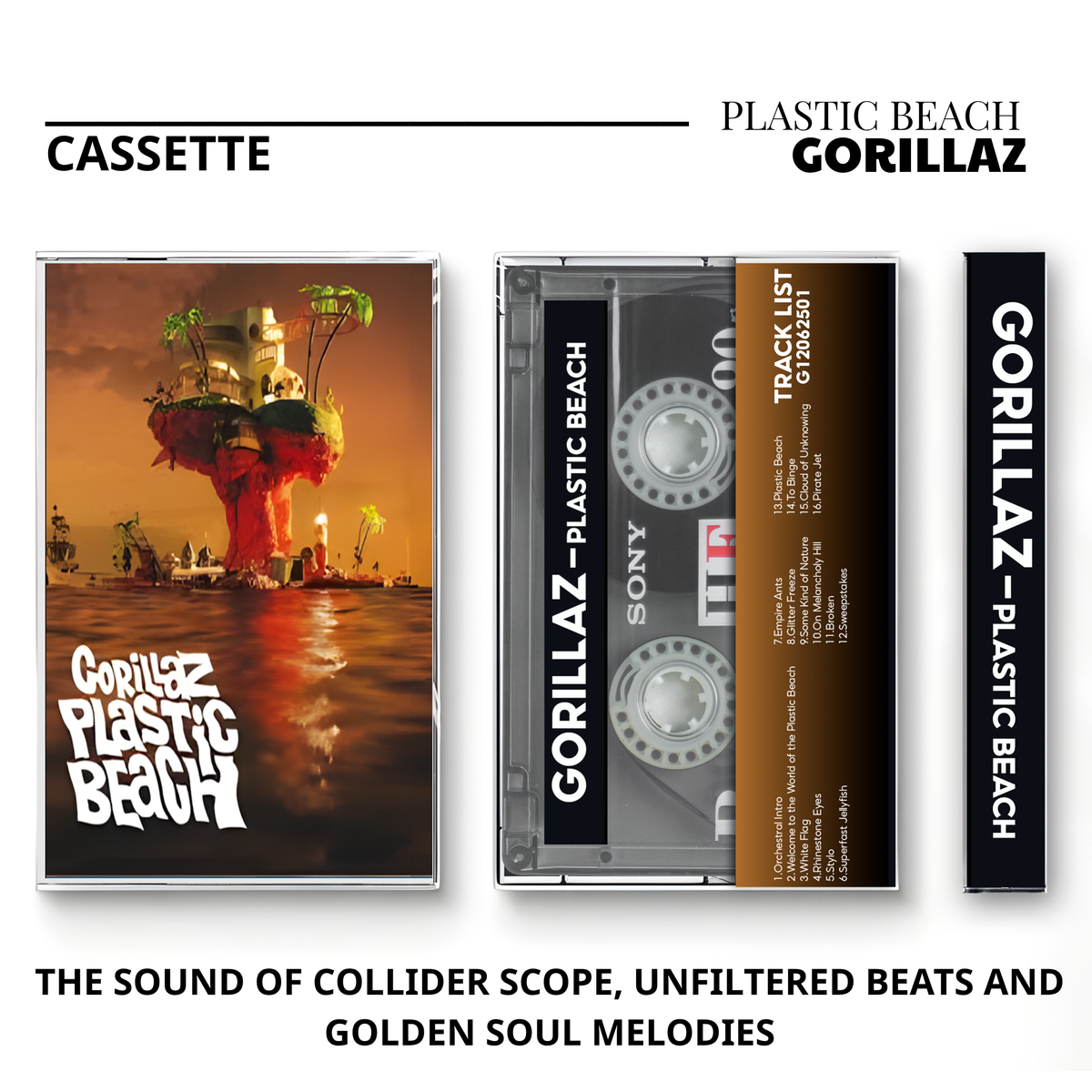 Gorillaz Cassette Tape Collection