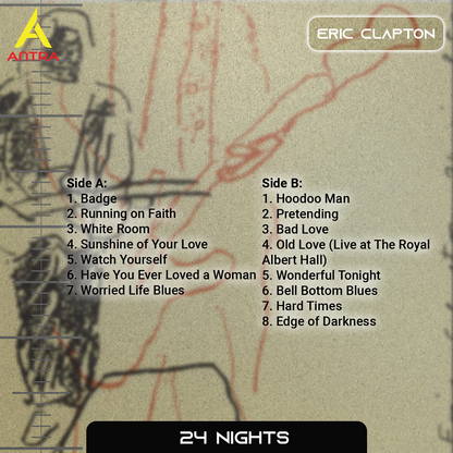 Eric Clapton Cassette Collection – 461 Ocean Boulevard, 24 Nights, The Lady in the Balcony & Live with Steve Winwood