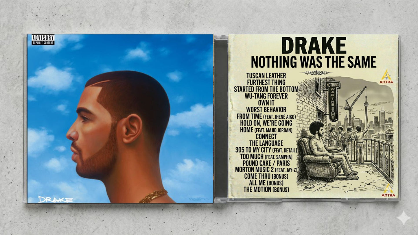 Drake – Nothing Was the Same Fan-Made CD Edition | Iconic Hip-Hop Collector’s CD | Custom Album Release